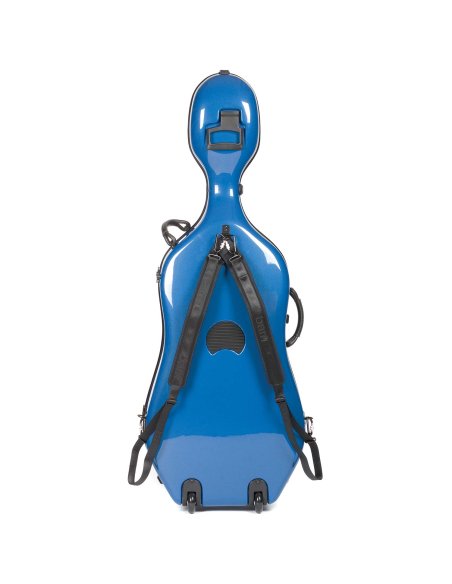BAM ITALIA 1002NWB CUSTODIA NEWTECH PER VIOLONCELLO - RUOTE - BLUE