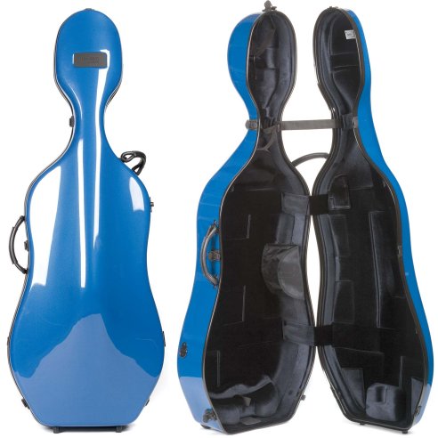 BAM ITALIA 1002NWB CUSTODIA NEWTECH PER VIOLONCELLO - RUOTE - BLUE