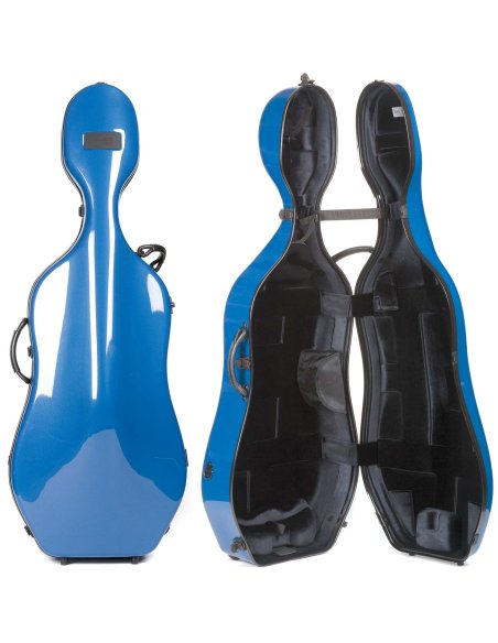 BAM ITALIA 1002NWB CUSTODIA NEWTECH PER VIOLONCELLO - RUOTE - BLUE