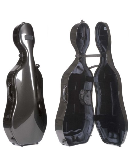 BAM ITALIA 1002NWN CUSTODIA NEWTECH PER VIOLONCELLO - RUOTE - BLACK