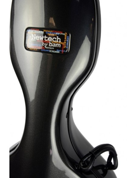 BAM ITALIA 1002NWN CUSTODIA NEWTECH PER VIOLONCELLO - RUOTE - BLACK