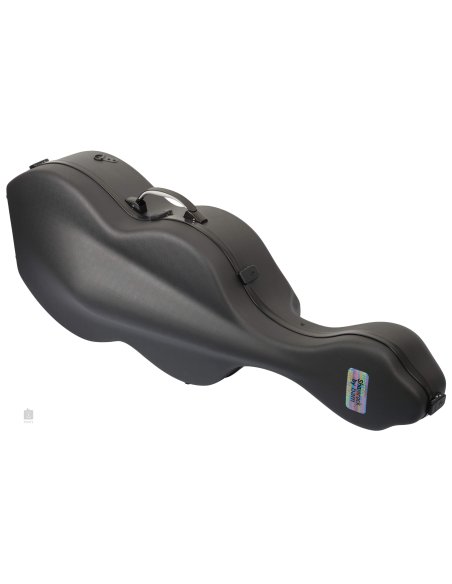 BAM ITALIA 1003XLN CUSTODIA SHAMROCK HIGHTECH PER VIOLONCELLO - BLACK TEXTURED