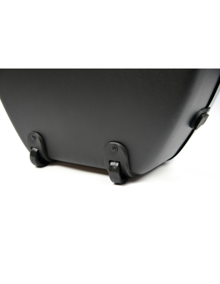 BAM ITALIA 1003XLWN CUSTODIA SHAMROCK HIGHTECH PER VIOLONCELLO - RUOTE - BLACK TEXTURED