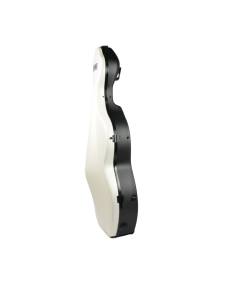 BAM ITALIA 1003XLWW CUSTODIA SHAMROCK HIGHTECH PER VIOLONCELLO - RUOTE - WHITE