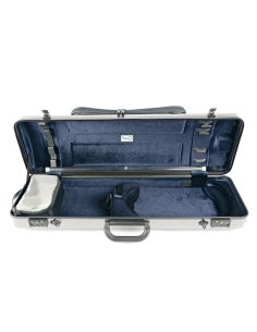 BAM ITALIA 2011XL CUSTODIA HIGHTECH OBLONG PER VIOLINO POCKET - METALLIC SILVER 2