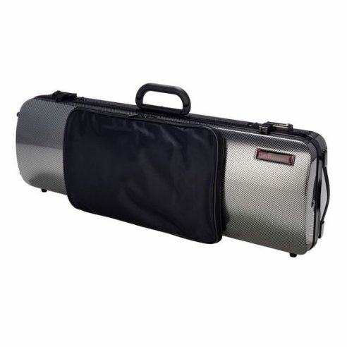 BAM ITALIA 2011XLSC CUSTODIA HIGHTECH OBLONG PER VIOLINO POCKET - SILVER CARBON