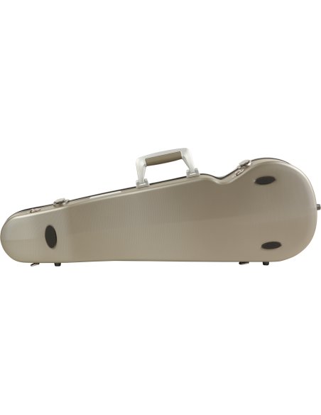 BAM ITALIA OP2002XLCS CUSTODIA HIGHTECH L'OPERA CONTOURED PER VIOLINO - POLICARBONATO - CHAMPAGNE - SILVER