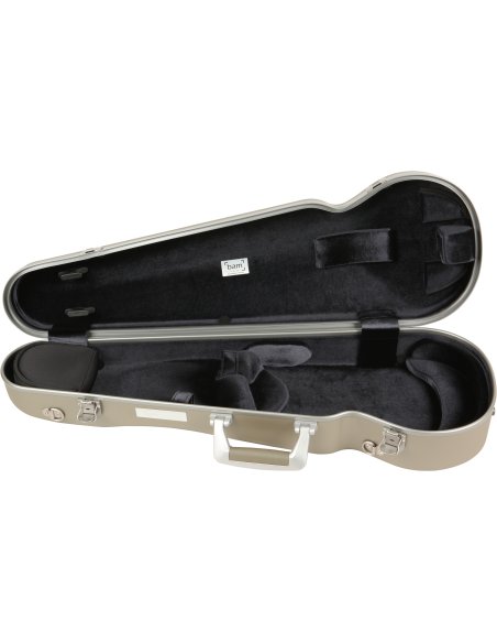 BAM ITALIA OP2002XLCS CUSTODIA HIGHTECH L'OPERA CONTOURED PER VIOLINO - POLICARBONATO - CHAMPAGNE - SILVER