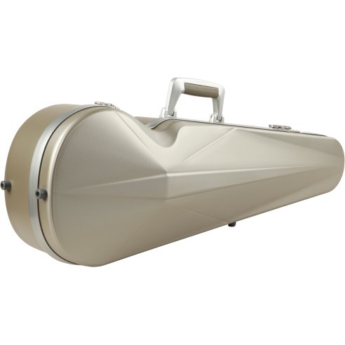 BAM ITALIA OP2002XLCS CUSTODIA HIGHTECH L'OPERA CONTOURED PER VIOLINO - POLICARBONATO - CHAMPAGNE - SILVER