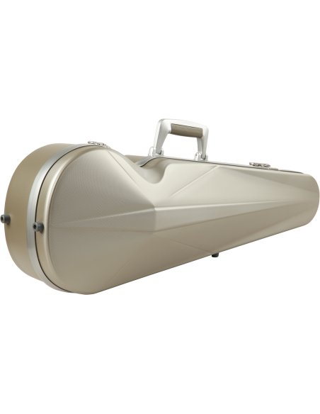 BAM ITALIA OP2002XLCS CUSTODIA HIGHTECH L'OPERA CONTOURED PER VIOLINO - POLICARBONATO - CHAMPAGNE - SILVER