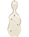 BAM ITALIA SUP1005XLWO CUSTODIA HIGHTECH SUPREME ICE IN POLICARBONATO PER VIOLONCELLO - WHITE - ORANGE VERSION