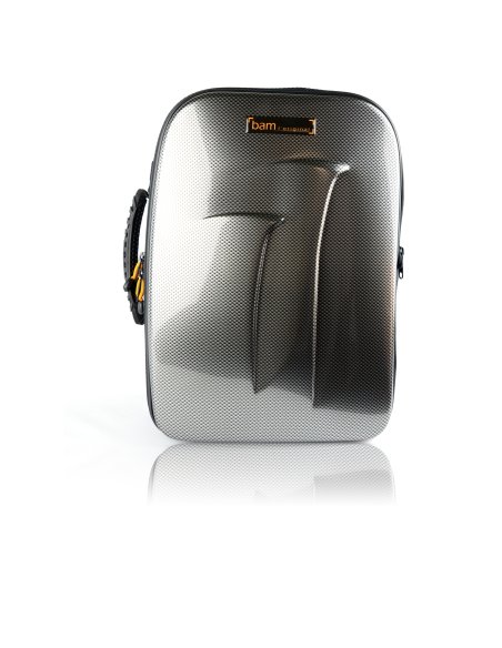 BAM ITALIA TREK3028SSC CUSTODIA NEW TREKKING PER 2 CLARINETTI SIB E LA - SILVER CARBON