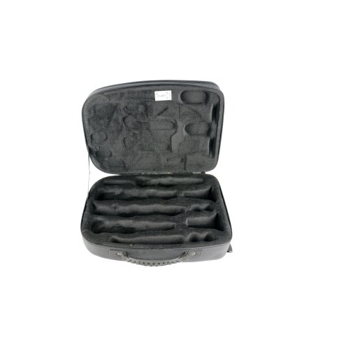 BAM ITALIA TREK3028SSC CUSTODIA NEW TREKKING PER 2 CLARINETTI SIB E LA - SILVER CARBON