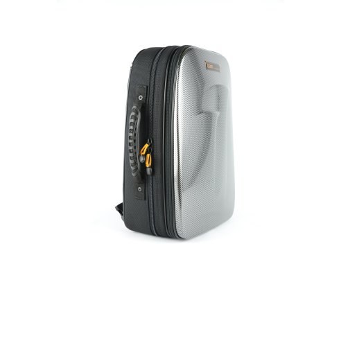 BAM ITALIA TREK3028SSC CUSTODIA NEW TREKKING PER 2 CLARINETTI SIB E LA - SILVER CARBON