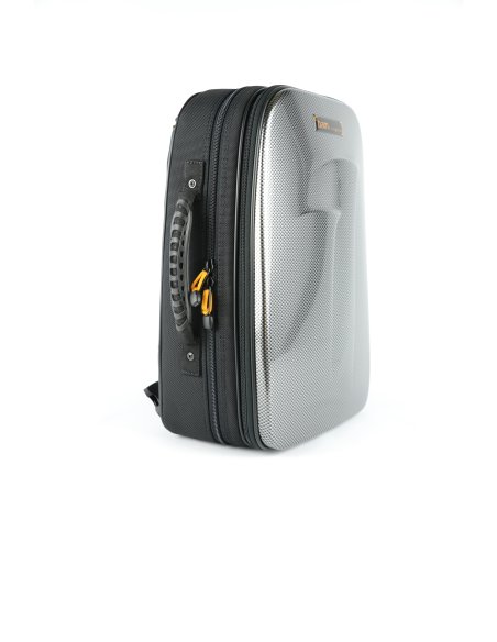 BAM ITALIA TREK3028SSC CUSTODIA NEW TREKKING PER 2 CLARINETTI SIB E LA - SILVER CARBON