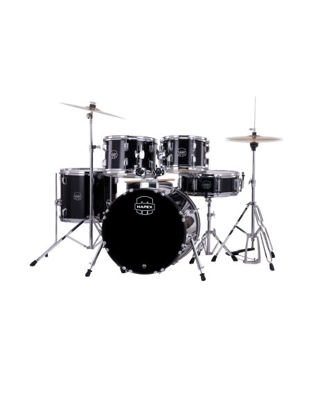 MAPEX IT CM5844FTCDK COMET STUDENT 5 PEZZI DARK BLACK CON PIATTI MAPEX IT CM5844FTCDK COMET STUDENT 5 PEZZI DARK BLACK CON PIATTI