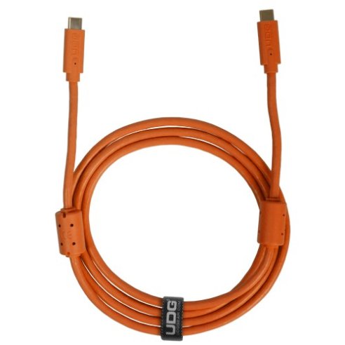 UDG U99001OR - UDG ULTIMATE AUDIO CABLE USB 3.2 C-C ORANGE STRAIGHT 1,5M