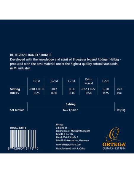 ORTEGA BJRH-5 ORTEGA BJRH-5
