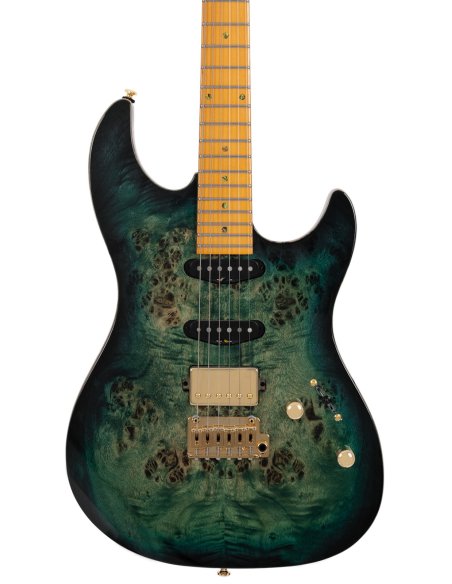SIRE GUITARS S10 HSS TRANS GREEN SIRE GUITARS S10 HSS TRANS GREEN