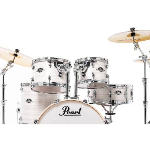 PEARL EXX705NBR/C777 EXPORT 5 PCS SET SLIPSTREAM WHITE + CYMBALS