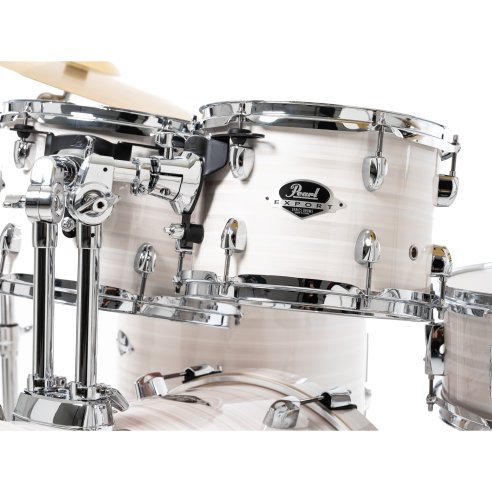 PEARL EXX705NBR/C777 EXPORT 5 PCS SET SLIPSTREAM WHITE + CYMBALS