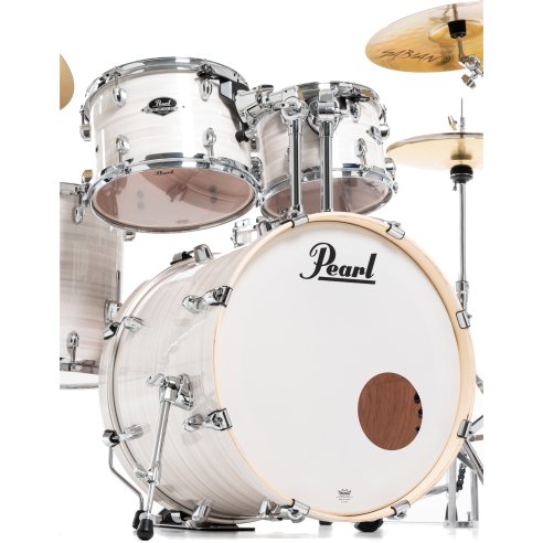 PEARL EXX705NBR/C777 EXPORT 5 PCS SET SLIPSTREAM WHITE + CYMBALS