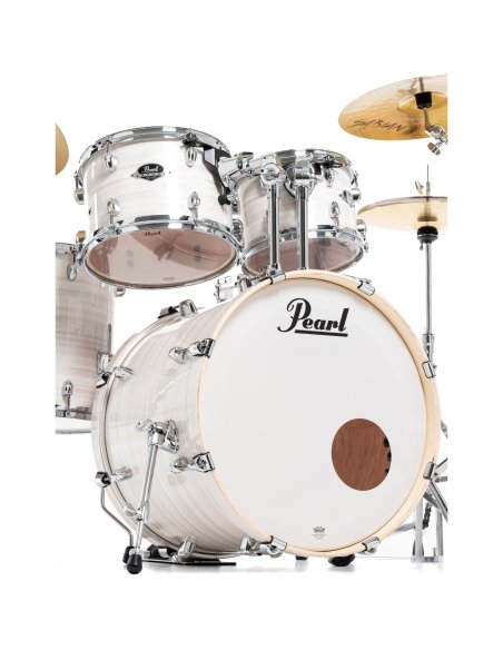 PEARL EXX705NBR/C777 EXPORT 5 PCS SET SLIPSTREAM WHITE + CYMBALS