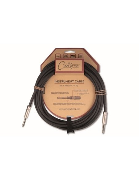 CARRY ON CARRY-ON-CABLE-6M-SS - INSTRUMENT CABLE 6M DRITTO/DRITTO CARRY ON CARRY-ON-CABLE-6M-SS - INSTRUMENT CABLE 6M DRITTO/DRITTO