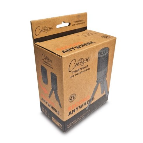 CARRY ON CO-TFUSBMIC-BK - FOLDABLE USB MICROPHONE - NERO