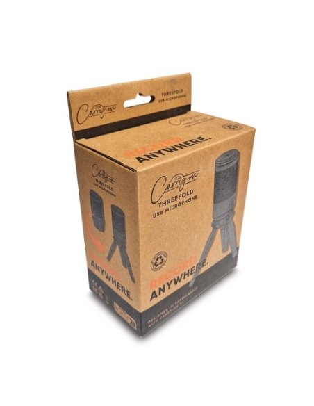 CARRY ON CO-TFUSBMIC-BK - FOLDABLE USB MICROPHONE - NERO