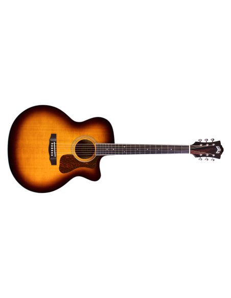 GUILD ITALIA F-250CE DELUXE MAPLE ATB ANTIQUE BURST