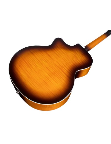 GUILD ITALIA F-250CE DELUXE MAPLE ATB ANTIQUE BURST
