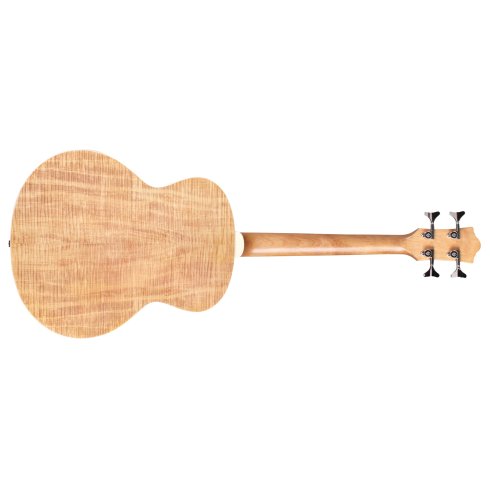 GUILD ITALIA JUMBO JR BASS FLAME MAPLE ANTIQUE BLONDE SATIN