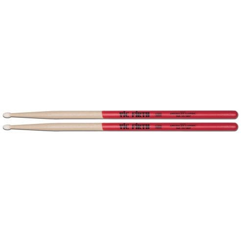 Vic Firth 7ANVG - Bacchette American Classic con punta in nylon e Vic Grip