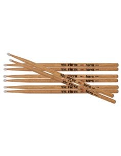 Vic Firth 5BTN - Bacchette American Classic TERRA PACK 3+1