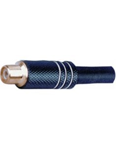Quik Lok F/245 BK-WH RCA femmina in metallo