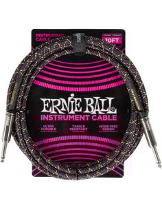 Ernie Ball 6427 Braided Cables Purple Python 3m