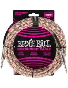 Ernie Ball 6430 Braided Cables Emerald Argyle 5,5m