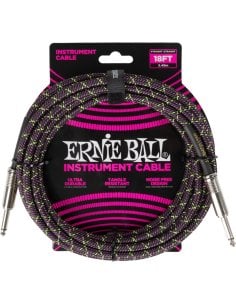 Ernie Ball 6431 Braided Cables Purple Python 5,5 m