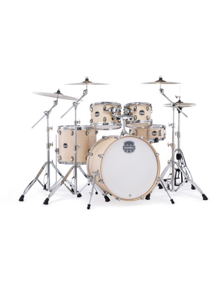 MAPEX IT MM529SFNW MARS MAPLE ROCK 5 PEZZI NATURAL SATIN MAPEX IT MM529SFNW MARS MAPLE ROCK 5 PEZZI NATURAL SATIN