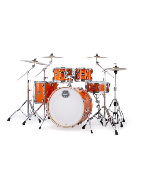 MAPEX IT MM529SFOG MARS MAPLE ROCK 5 PEZZI GLOSSY AMBER MAPEX IT MM529SFOG MARS MAPLE ROCK 5 PEZZI GLOSSY AMBER
