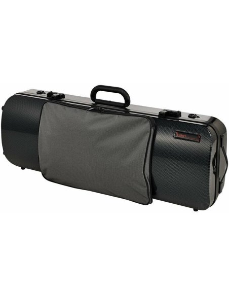 BAM ITALIA 5202XLC CUSTODIA HIGHTECH OBLONG COMPACT SIZE PER VIOLA POCKET - BLACK CARBON