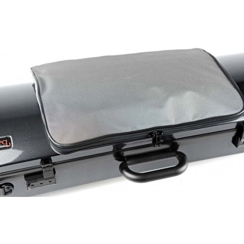 BAM ITALIA 5202XLC CUSTODIA HIGHTECH OBLONG COMPACT SIZE PER VIOLA POCKET - BLACK CARBON