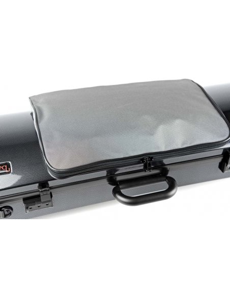 BAM ITALIA 5202XLC CUSTODIA HIGHTECH OBLONG COMPACT SIZE PER VIOLA POCKET - BLACK CARBON