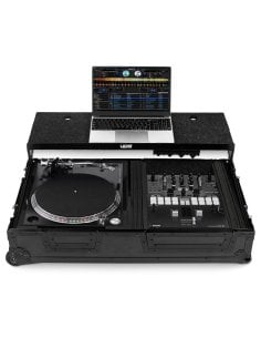 UDG U91100BL - ULTIMATE FLIGHT CASE SINGLE TURNTABLE BATTLE/PLX-CRSS12+10/12" MIXER PLUS"