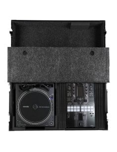 UDG U91100BL - ULTIMATE FLIGHT CASE SINGLE TURNTABLE BATTLE/PLX-CRSS12+10/12" MIXER PLUS" 2