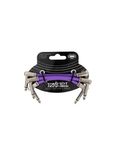 Ernie Ball 6451 Flex Patch Cable Purple 8cm 3pk