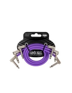Ernie Ball 6453 Flex Patch Cable Purple 30cm 3pk