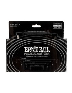 Ernie Ball 6462 Flex Patch Cable Black Multi-Pack