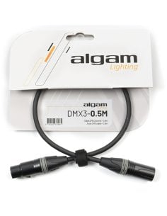 Algam Lighting DMX3-0.5M Cavo DMX 3 Poli 0,5 mt